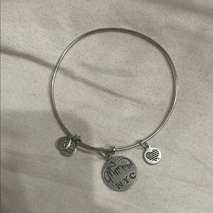 Alex and Ani Silver NYC Charm Bracelet